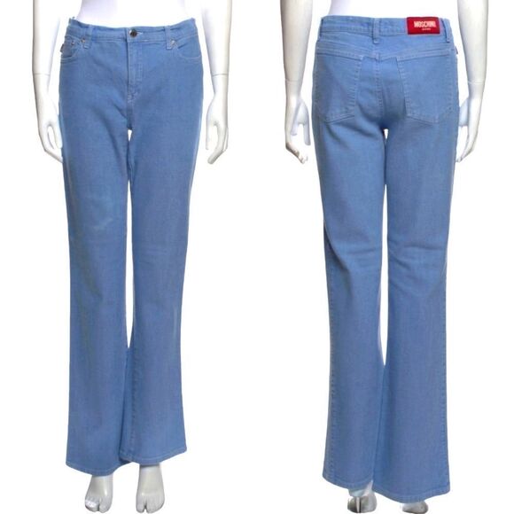MOSCHINO Wide Leg Jeans 32 - Picture 1 of 10